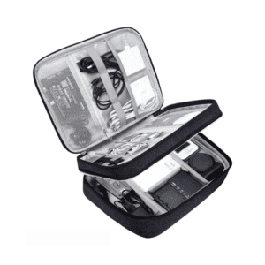 Double Layer Electronic Gadget Organizer Case