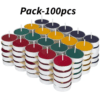 Wax Candles Tealight Candles Diwali Candles Pack of 100