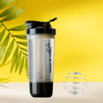 1L Gym Shaker Bottle with Whisk Ball | Leak-Proof Protein Sipper